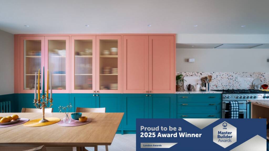 Pencil and Brick win FMB award London for the project- House with a Lions Head